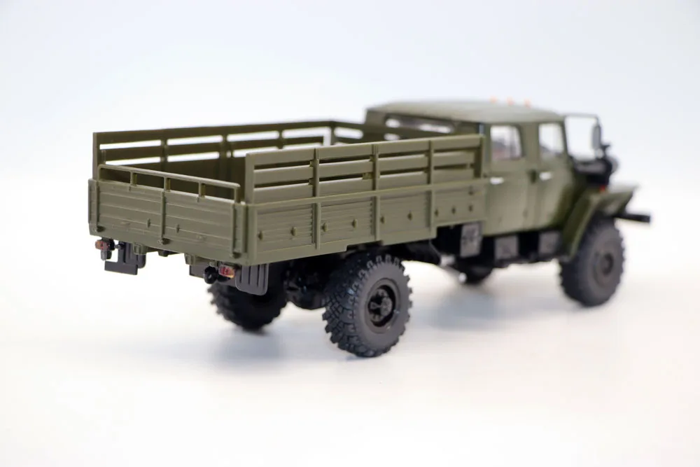Фото Новая модель военного грузовика Урал 43206-0551 4x4 с платформой, масштаб 1/43, СССР, от AutoHistory, литая из сплава, для коллекции №3