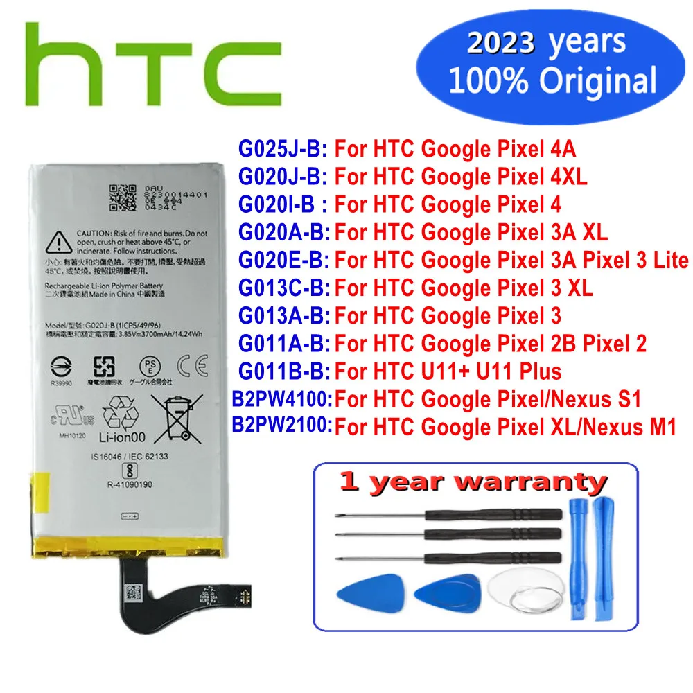 

High Quality Battery For HTC Google PIXEL 3 Pixel3 3A XL 3XL 4XL Pixel4 XL PIXEL 4 4A 2 2B U11+ Nexus S1 M1 Batteries Batteria