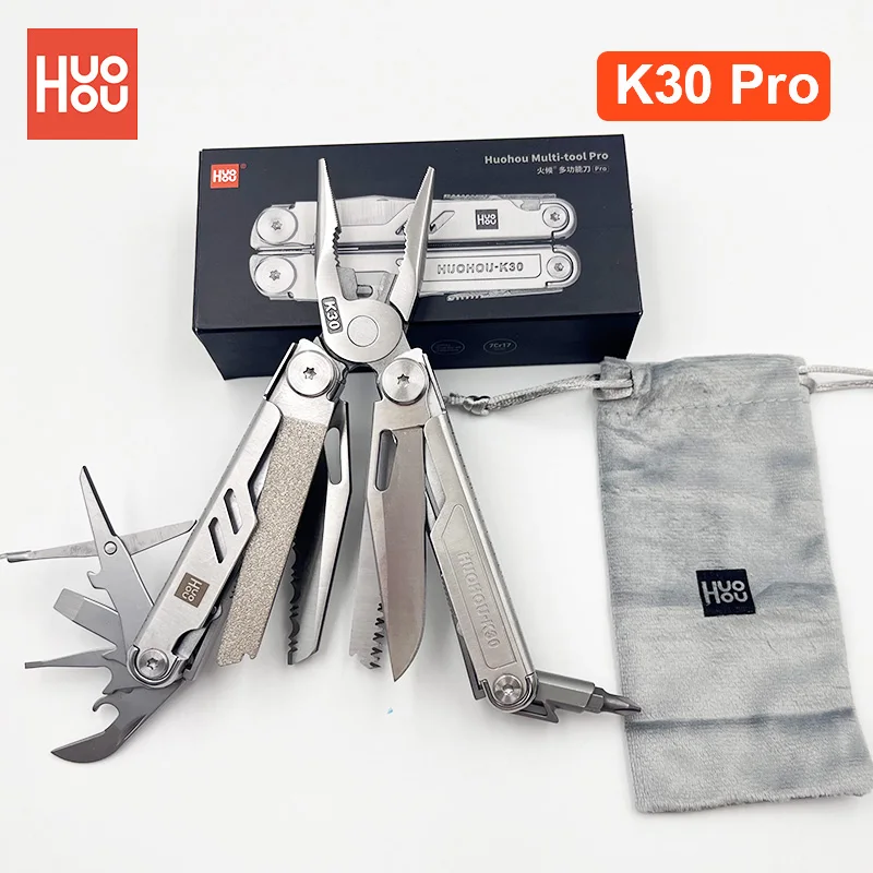 

HuoHou K30 Pro 18 в 1, многофункциональные плоскогубцы, складной нож, ножницы, пила, портативные уличные многофункциональные инструменты EDC