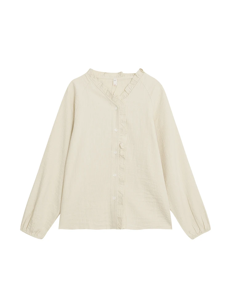 Женские рубашки с длинными рукавами Miding French sle High Sense осень 2024 новая шикарная