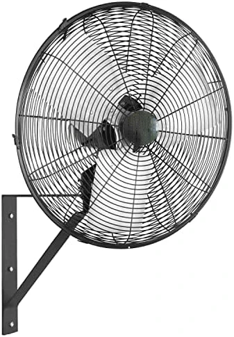 

BROWN 20 Inch Industrial Oscillating Mount Fan 5500CFM,Heavy Duty,High Velocity,3- Speed,Black Neck warmer electric Foot warmer