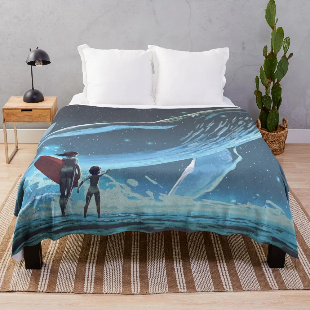 

Легендарные животные, киты от Ian Fantasy, одеяло, милое одеяло, клетка