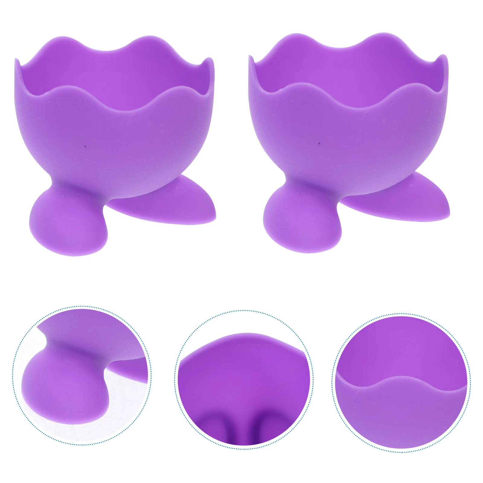 

Egg Holder Boiled Cup Cups Silicone Softeggs Holders Poacher Hard Storage Stand Poaching Cooker Poached Tray Breakfast Container
