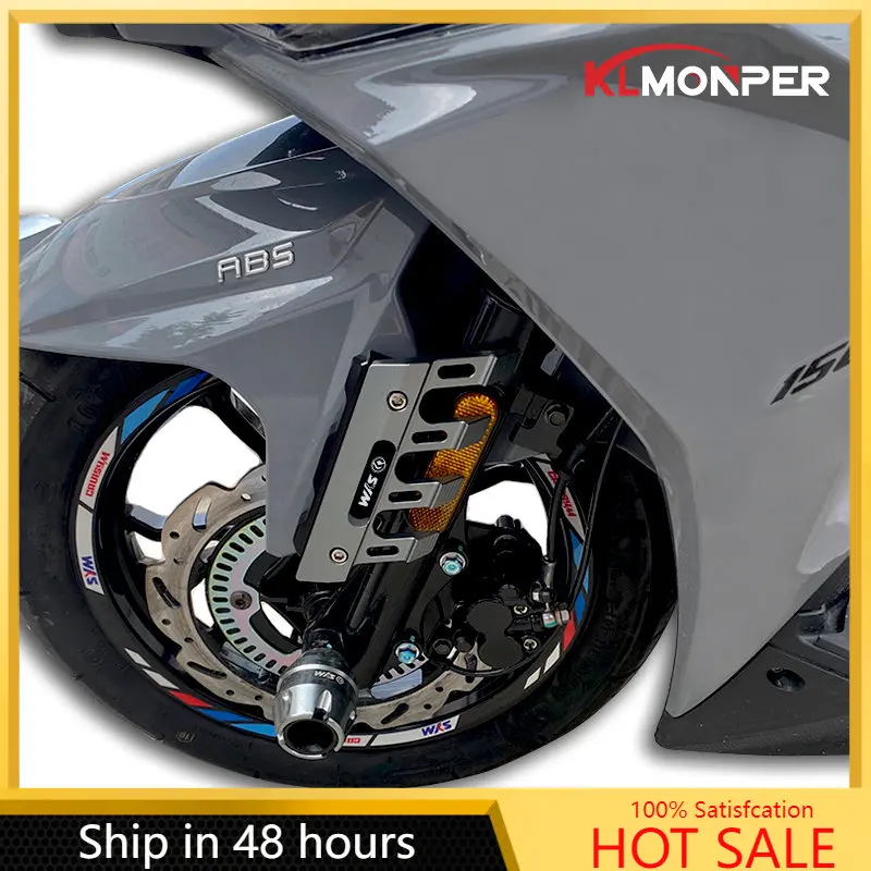 

For SYM CRUISYM 150 180 300 Motorcycle Mudguard Front Fork Protector Guard Block Front Fender Slider CNC Aluminum Accessories