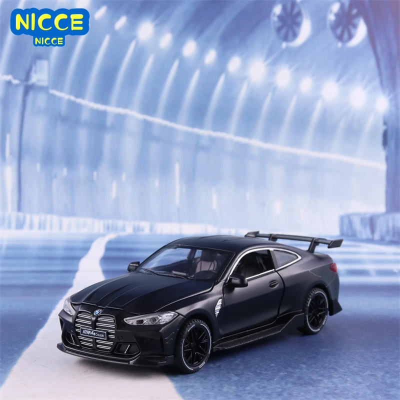 

Nicce 1:32 BMW M4 Coupe Alloy Sports Car Model Diecast Vehicles Metal Toy Car Model Sound Light Collection Kids Gift F417