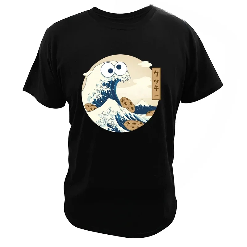 Футболка Kanagawa The Great Wave Off Hokusai Cookie хлопковые топы Харадзюку рубашка с коротким