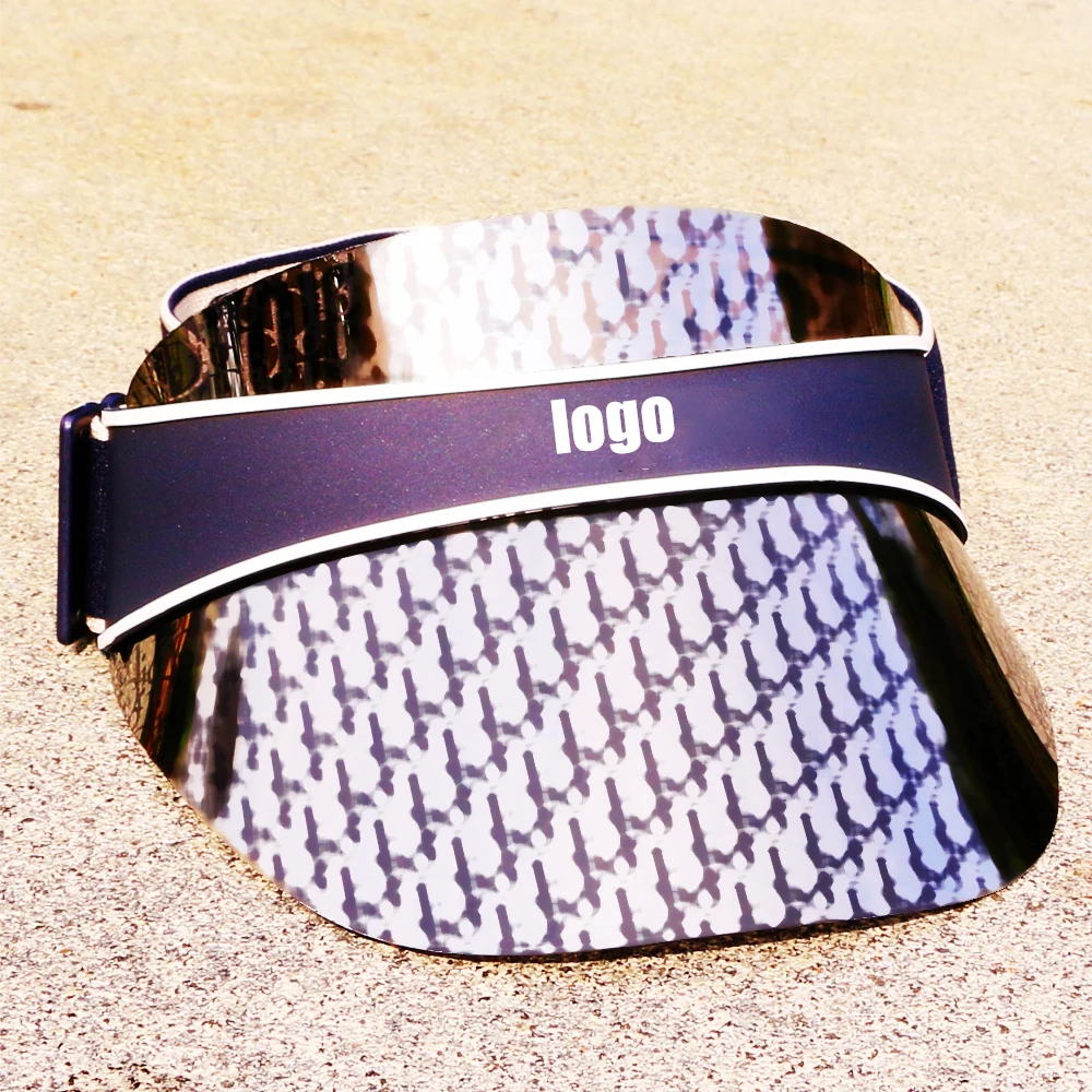 

Women's Summer Hat for Beach Golf Brand Sun Visor Hat Fashion Luxury Designer Cap with Customized Logo