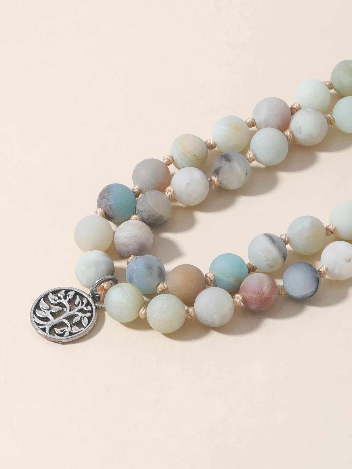 Ожерелье OAIITE 8 мм 108mala из бисера на Amazon мужское трехстороннее ожерелье