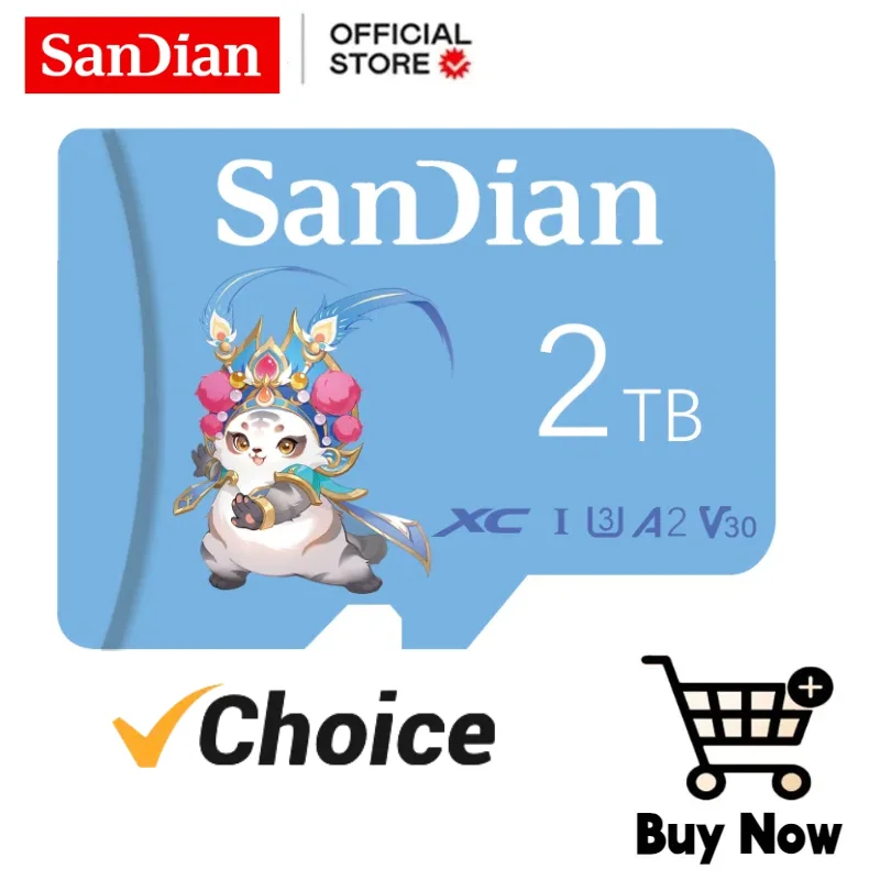 Высокоскоростная SD-карта Sandian A2 1 ТБ 512 ГБ 256 класс 10 Micro TF памяти для Nintendo Switch Phone/Ps4