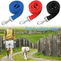 nylon puppy collar dogs cats running pet leash traction rope lead strap strap belt