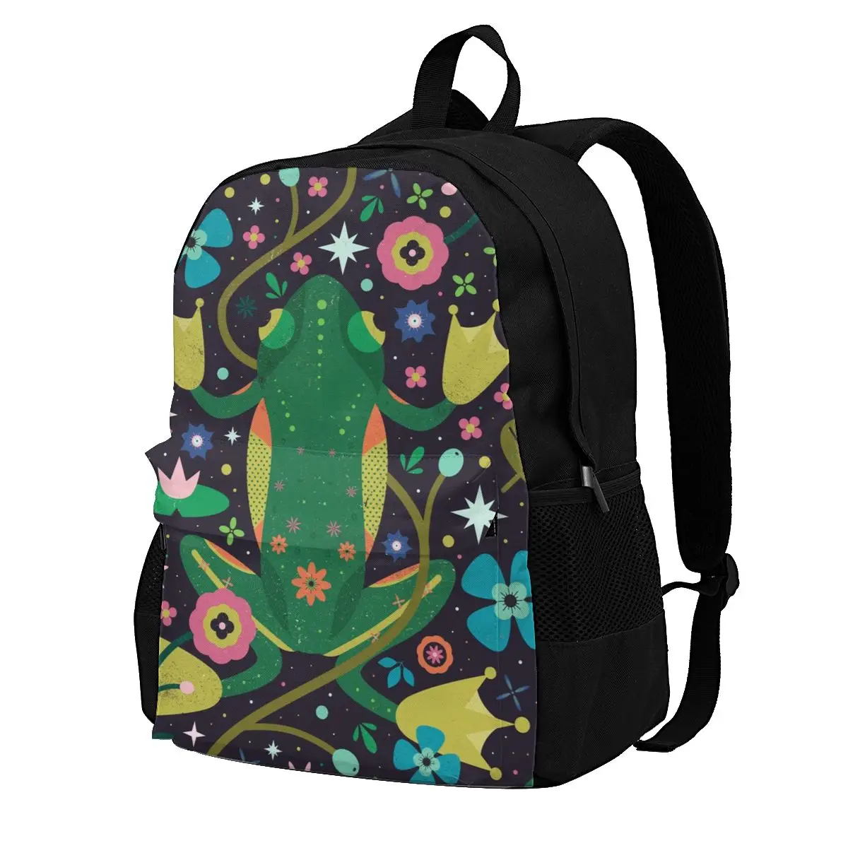 

Botanical Frog Backpacks frog University Tourist Lightweight Backpack Cool Polyester Bags