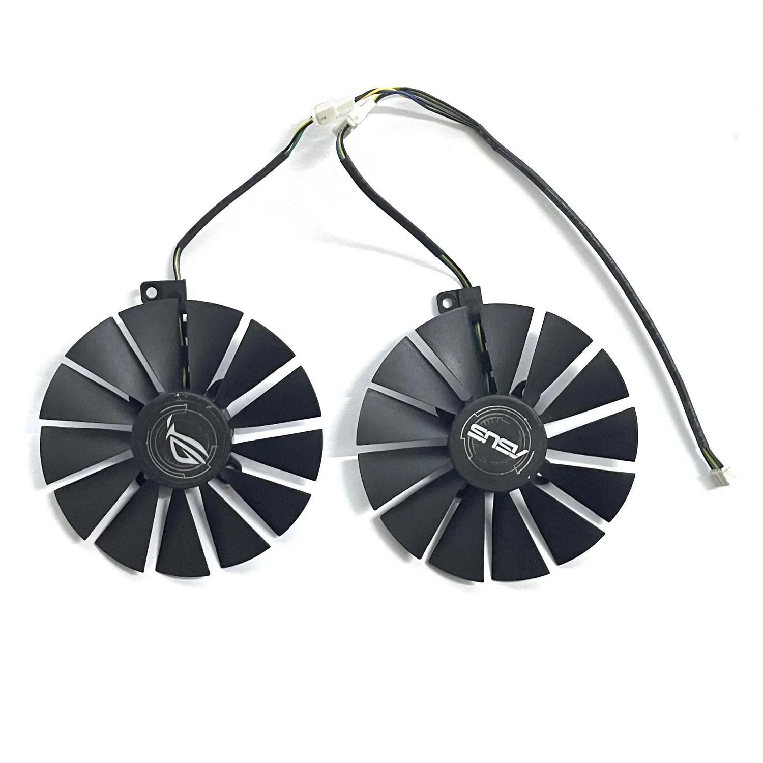 Фото Вентилятор для Asus Strix Rx 470 580 Gtx 1050Ti 1070Ti 1080Ti, 2 шт., T129215SM, FDC10M12S9-C, RX580, 95 мм, для графического процессора 570 №3