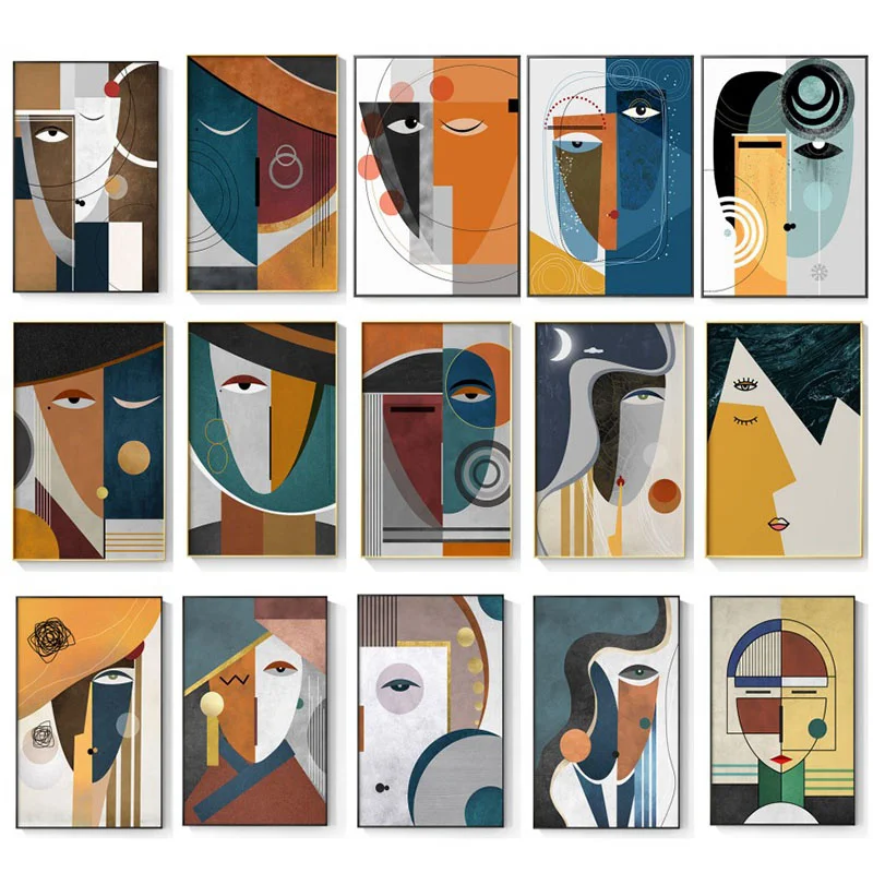 

Abstract Modern European Picasso Canvas Painting Decoration Famous Minimalist Posters Prints Wall Art Picture for Home Design