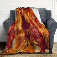fleece throw blanket for couchsofabedplush soft blankets and throwslightweight and cozy mimic wood brick texture 50x60