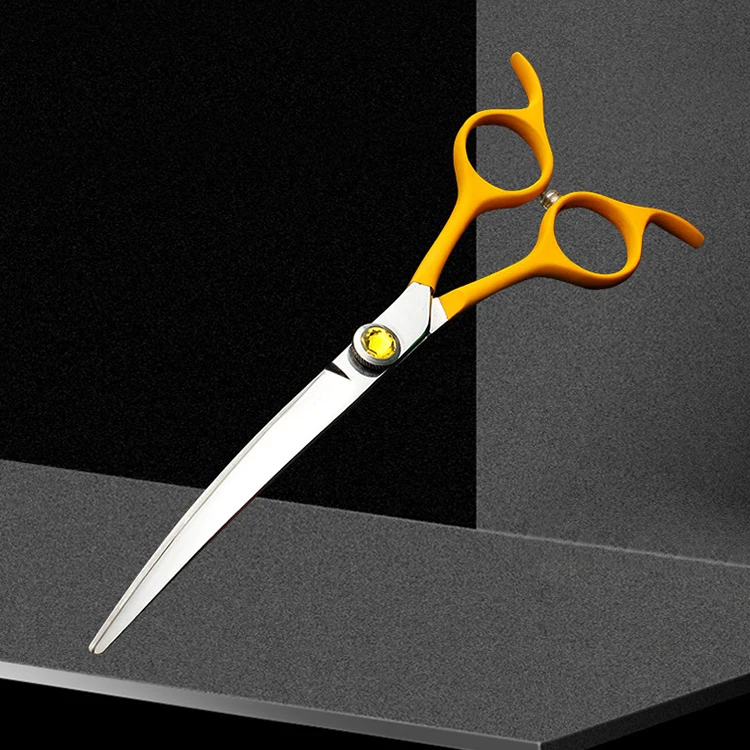 7-дюймовые изогнутые профессиональные ножницы для груминга домашних животных