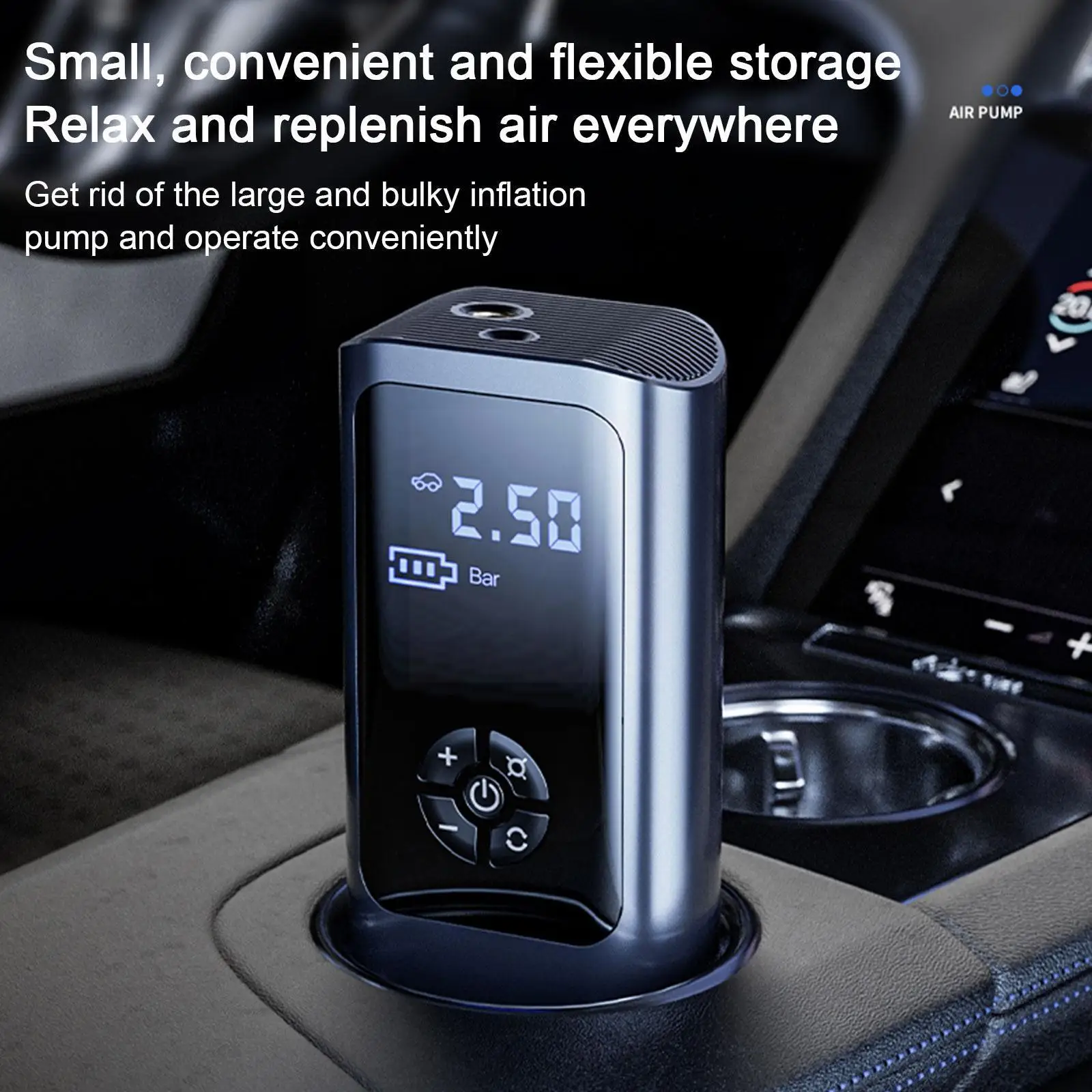 

Car Air Compressor 12V 150PSI Electric Tyre Inflator Pump LED Lamp For Motorcycle Bicycle Tire Wireless Portable Car Air Pu K0B7