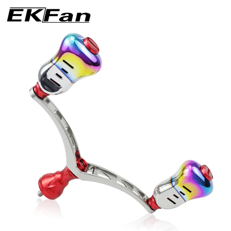 EKFAN Aluminum Alloy Handle Titanium alloy Knobs Suitable For SHI Spinning Reel Fishing Tackle Accessory