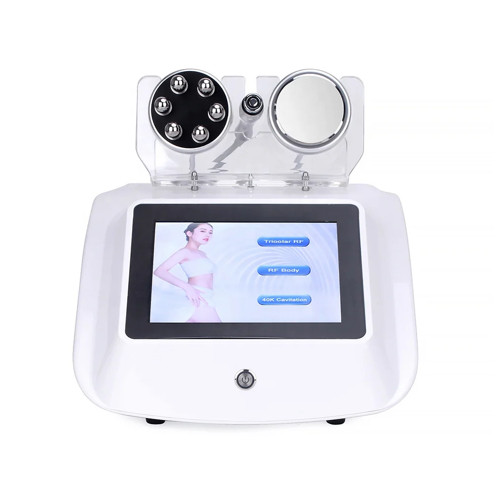 

2019 3 in1 rf beauty slimming monopole rf ultrasound cavita 40khz cavitation fat burning face slimming machine