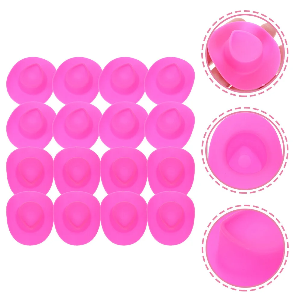

40pcs Tiny Cowboy Hat Mini Cowboy Hats Kids Dress Up Toys Party Supplies