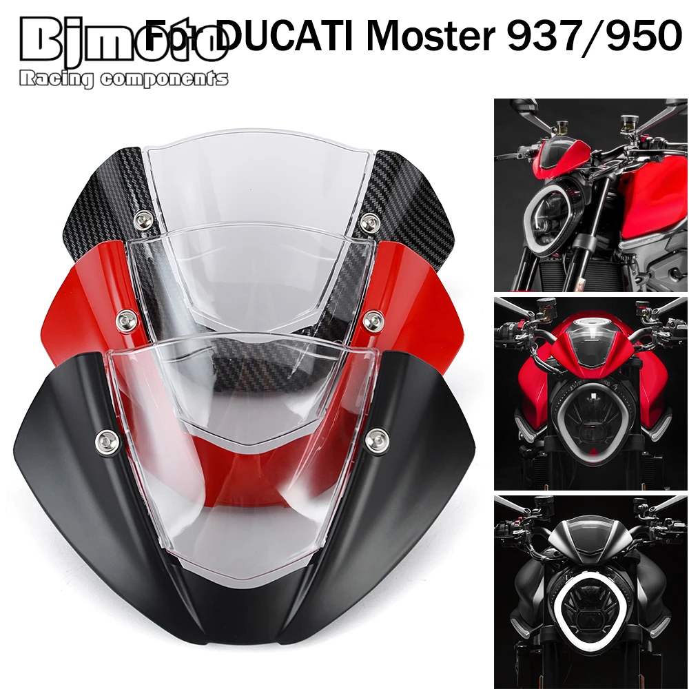 Ветровое стекло Monster950/937 для Ducati Monster 950 937 2021 2022 ветрозащитный экран мотоцикла