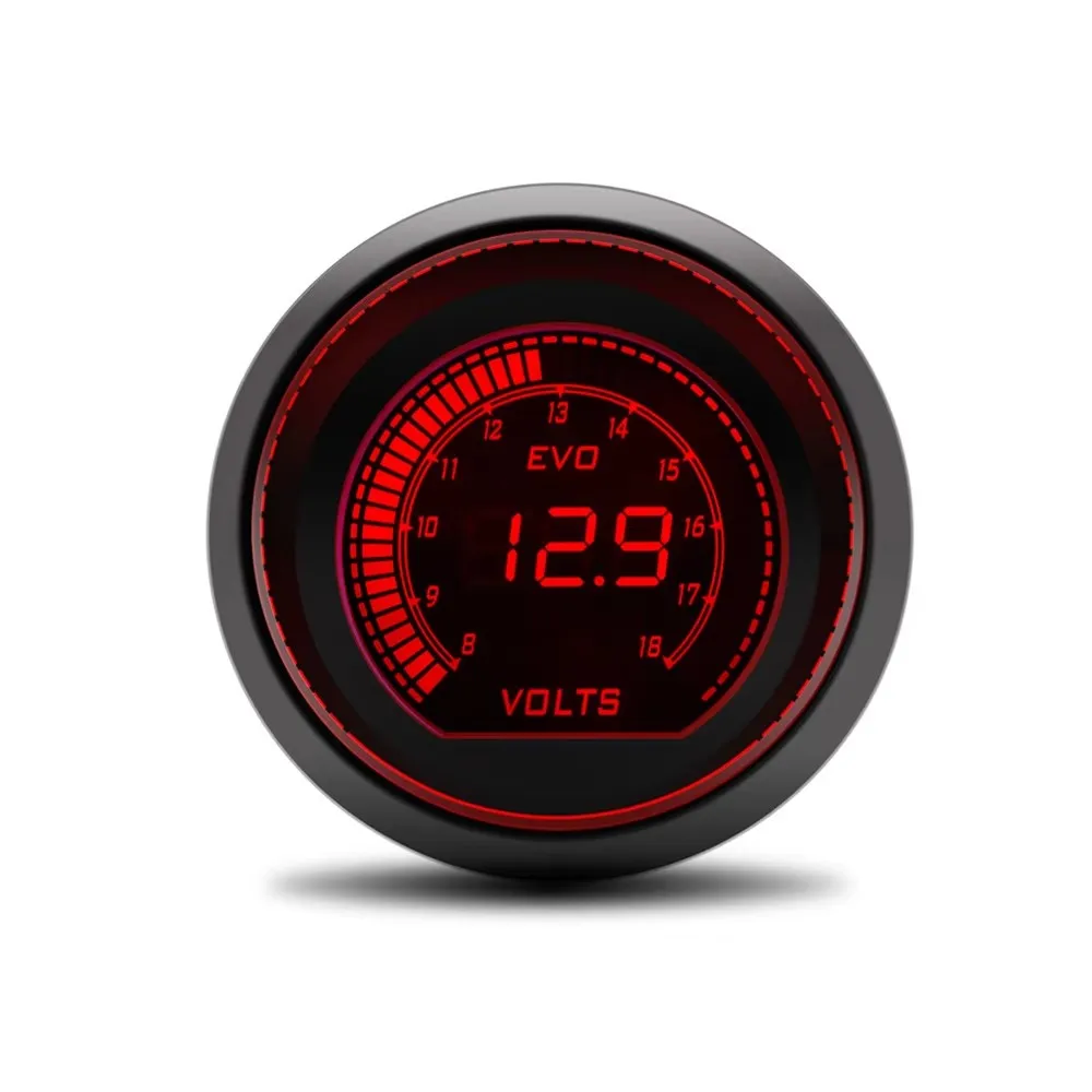 

52 мм тахометр об/мин, температура воды, масла, датчик температуры масла, вольтметр температуры выхлопных газов, усилитель вакуума, датчик AFR, красная, синяя подсветка, ЖК-дисплей