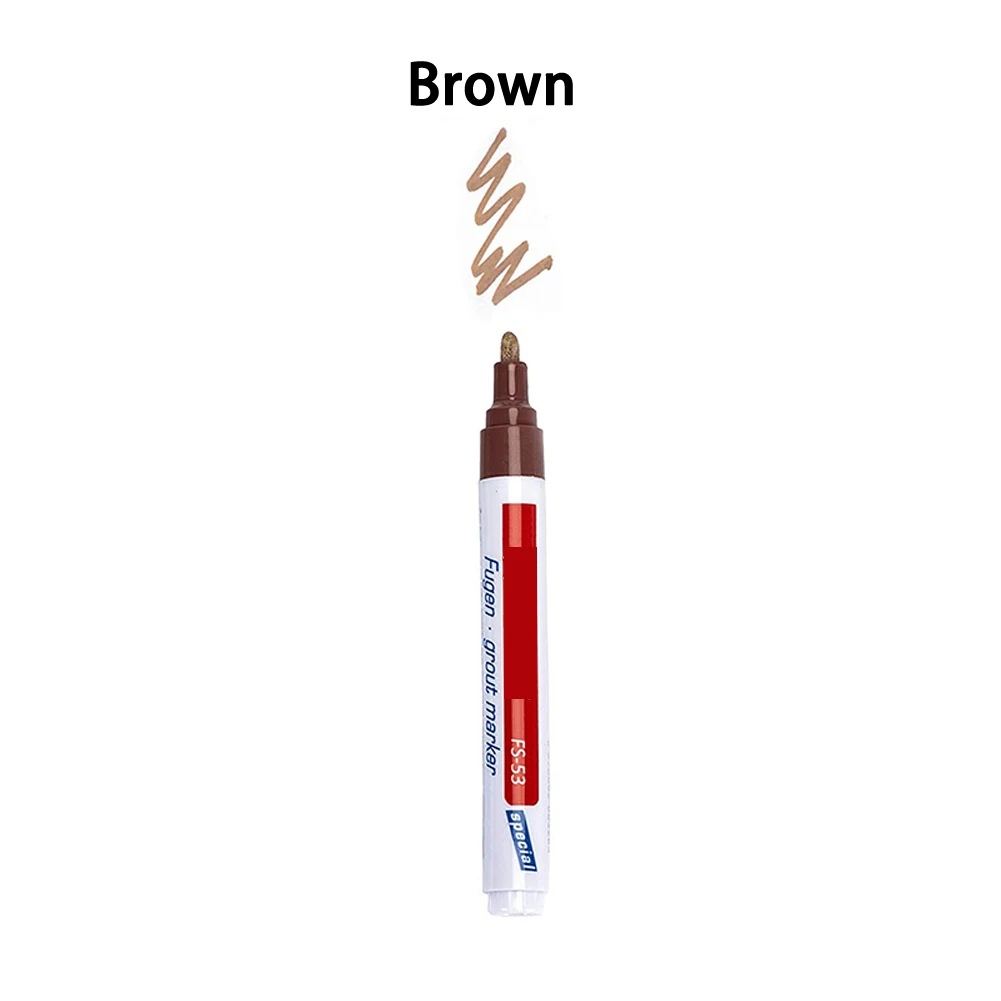

1pc Tile Repair Pen Tile Gap Color Pen Tile Refill Grout Mouldproof Filling Agents Tile Beauty Pen Wall Floor Tile OPP Bag
