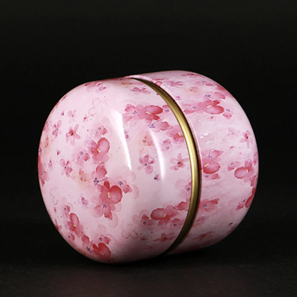 Контейнеры для пищевых продуктов с крышками круглая банка листьями чая нежная