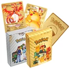 2022, 27-54, карты Pokemon, металлическая карта, V-образная карта, карта памяти Vmax, детская Фотокарта, рождественский подарок