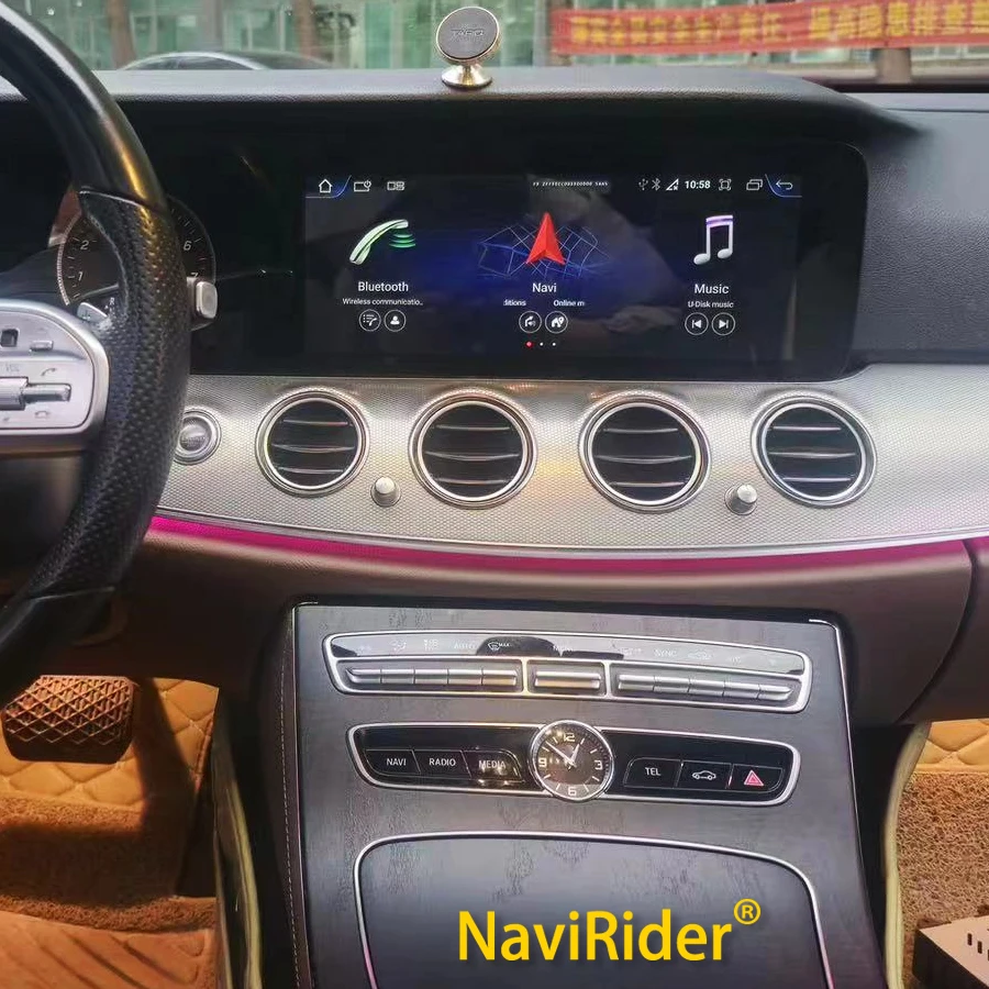 256 ГБ 12 3 дюймов Android 13 экран для Mercedes Benz E Class E200 E300 E320 W213 2016-2020 GPS Carplay автомобильный