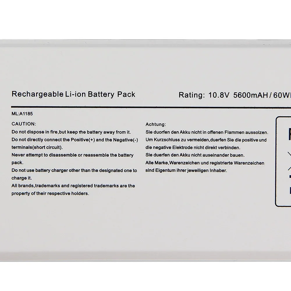 Сменная батарея A1185 A1181 для MacBook 13 MB402 MB403 MA254 MA255 MA566FEA MB881LLA MA699 MA700 MB062 MB061 с инструментом для замены (art.: 3920d7d0cc495) - 3920d7d0cc495