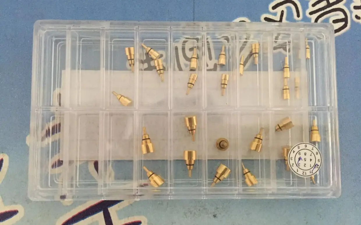 Stainless Steel Gold and Silver Classical Pusher Drive in Type Button/Watch | Repair Tools & Kits