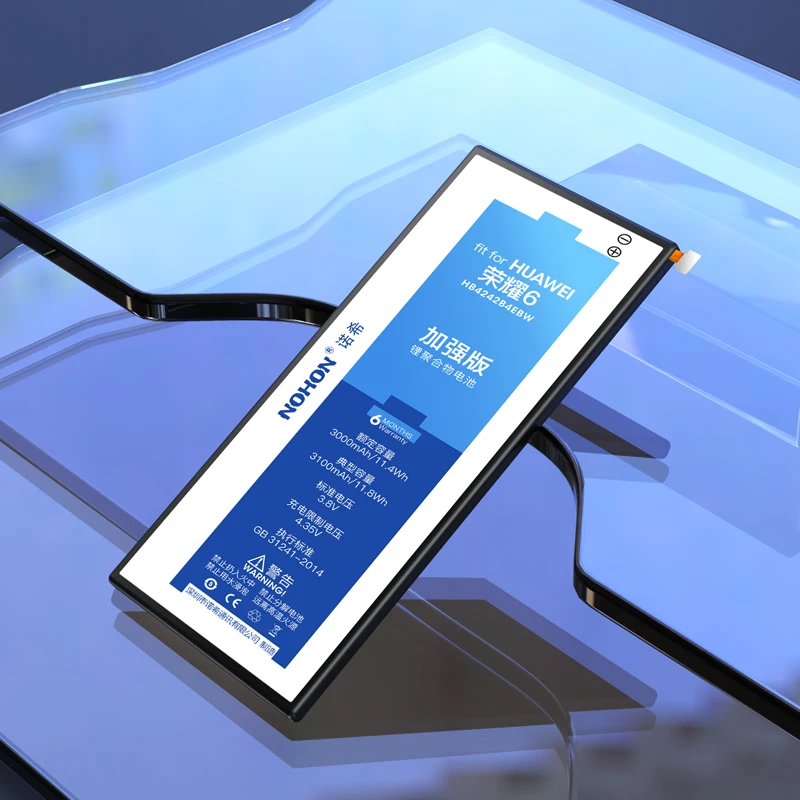 Nohon Заменяющая Батарея для Huawei Honor 6 4X 7i HB4242B4EBW H60-L02 H60-L04 Che2-L11 3100mAh Литий-Полимерная Батарея