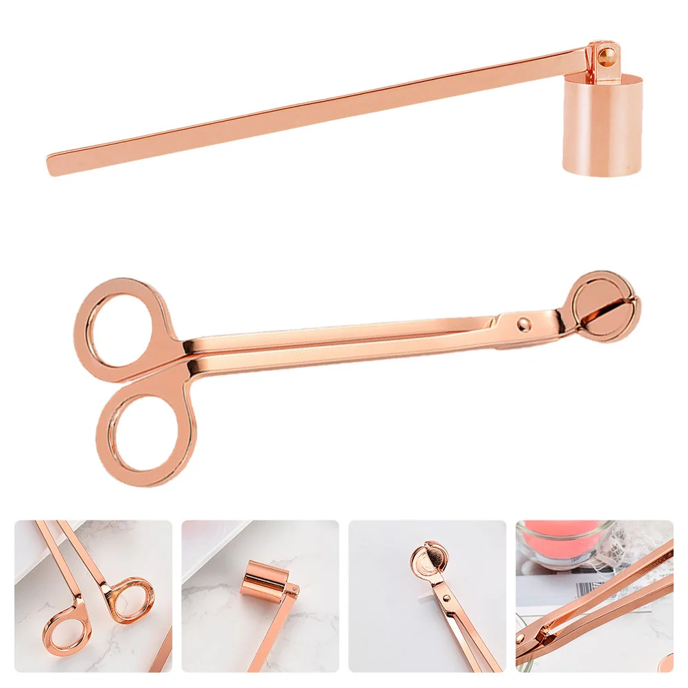 

Wick Snuffer Set Trimmer Waxkit Tool Clipper Flame Supplies Maintenance Stopperextinguisher Handle Vintage Accessories