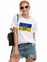flag classic ukraine gift t shirt girls harajuku love t shirt tops ukraine ladies t shirt summer premium short sleeve t shirt