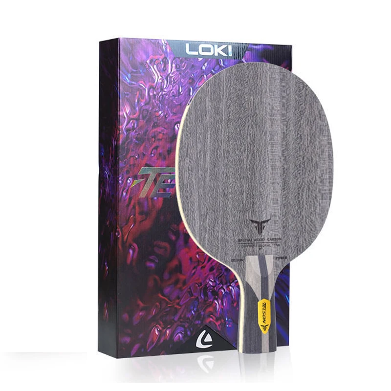 Профессиональная петля LOKI Telson Power KOTO 5Wood 2 Carbon Fiber Loop Fast Break OFF+ Нижняя пластина для пинг-понга для соревнований с коробкой (art.: 3920d02456d81) - 3920d02456d81