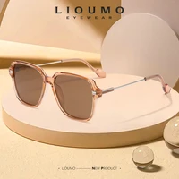 lioumo trendy style square sunglasses for women classic polarized glasses men fashion driving goggles anti glare gafas de sol
