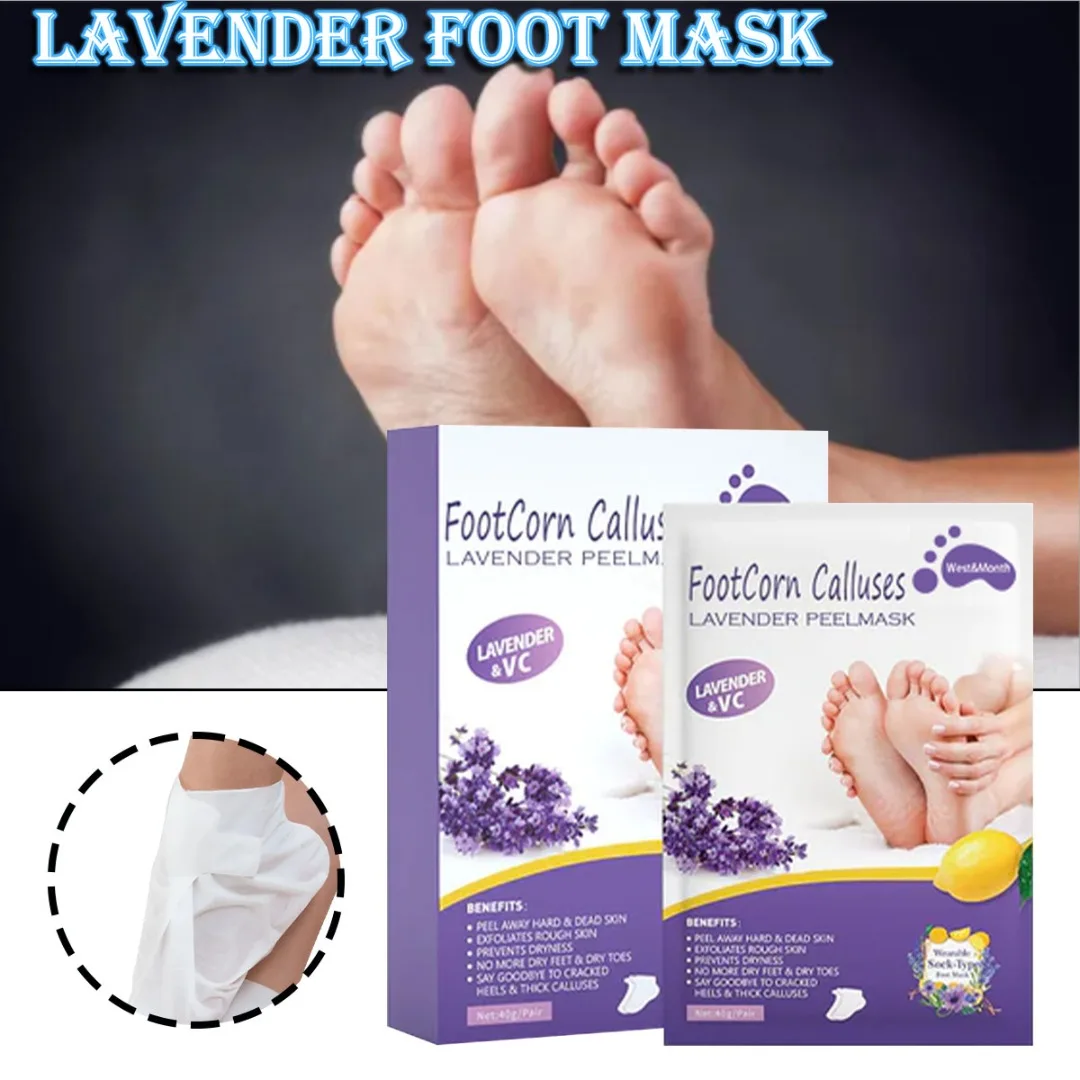 

Foot Peel Mask Lavender Exfoliating Foot Mask Exfoliating Foot Mask Peeling Rejuvenating Foot Skin Care Healthy Beauty Foot
