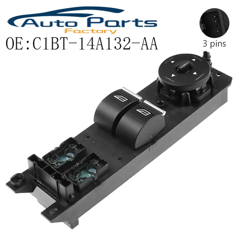 

New Power Window Switch For Ford Fiesta 2013-2014 C1BT-14A132-AA C1BT14A132AA Switch Button