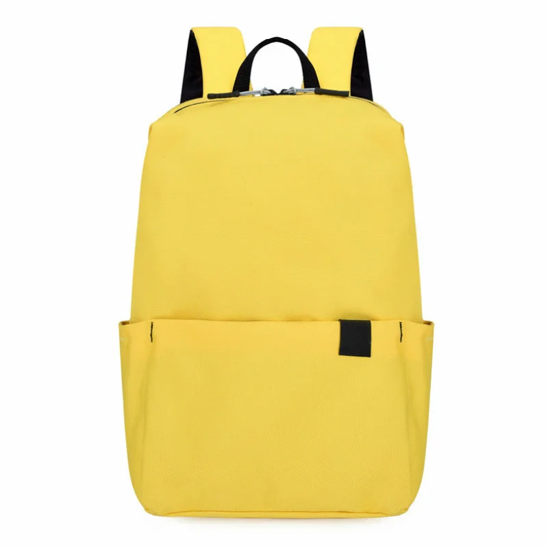 

2023 High Quality Trends Casual Style New Arrival Spring And Summer Canvas Bag Simple Designed Solid Color Backpack