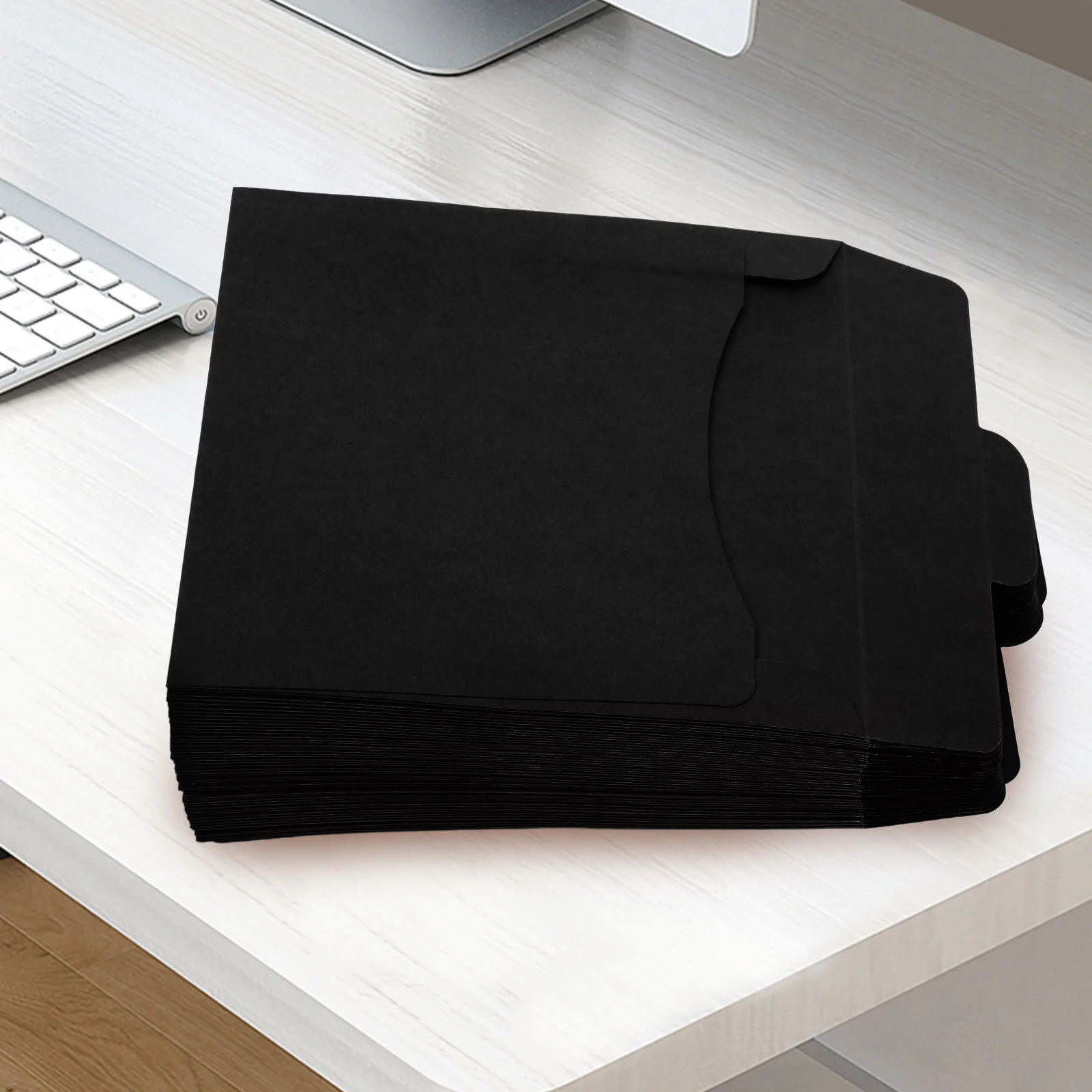 50 шт. Cd DVD конверт рукав бумажный чехол для хранения держатель упаковка сменная