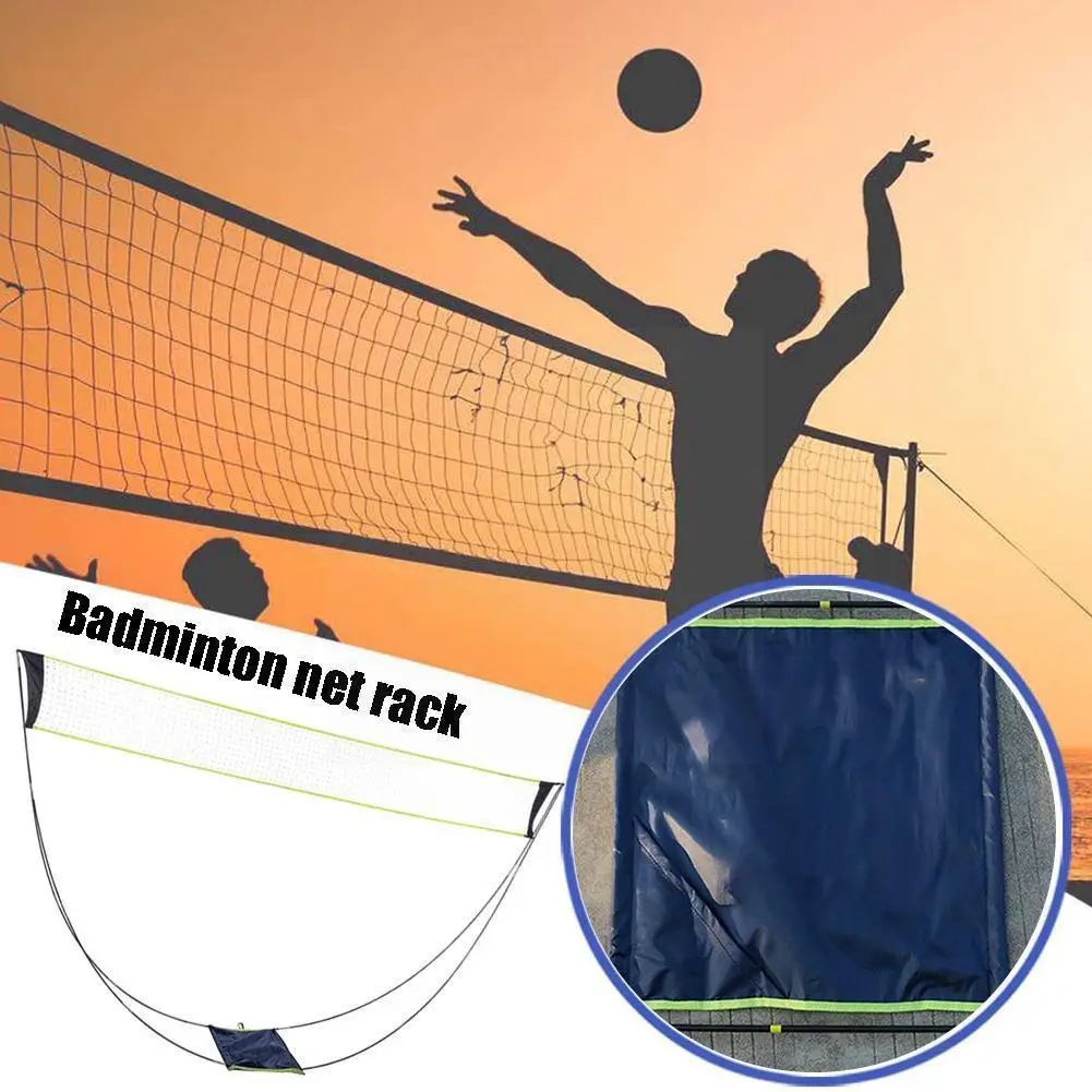 

Badminton Net Frame Volleyball Feather Net Rack Square Training Lightweight Tennis Shuttlecock Portable Mesh Net Sq A0q8