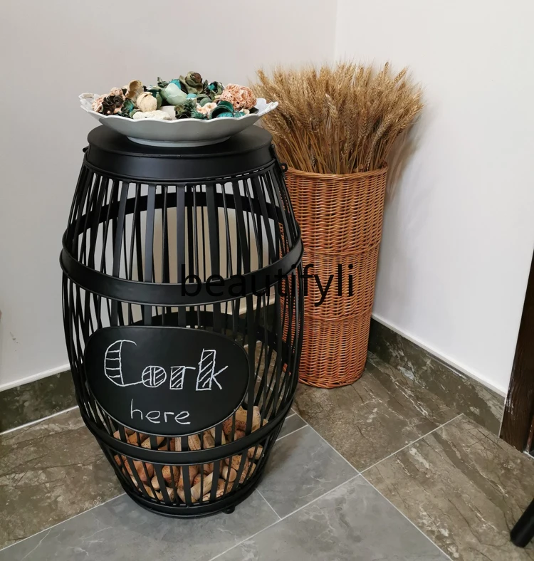 Креативный металлический кованый железный высокий красный бокал для вина