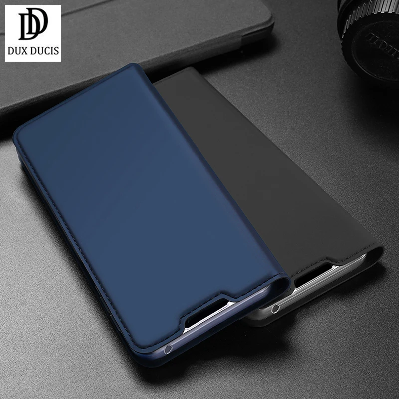 

For OPPO Reno 4 4G Phone Case DUX DUCIS Magnetic Leather Soft Tpu Flip Wallet Stand Phone Cover Case with Card Slots