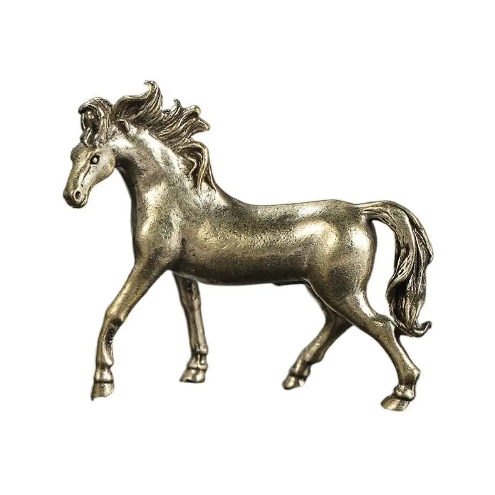 

Латунная статуя зодиака лошадь