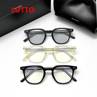 2022 gentle brand gm lutto eyawear optical eyeglasses round frame women men monster acetate myopia prescription glasses