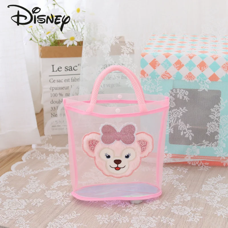 Disney Daffy New Women's Handbag Fashion Hollow Out Women's Wash Bag Cartoon Love Multi Functional Large Capacity Storage Bag