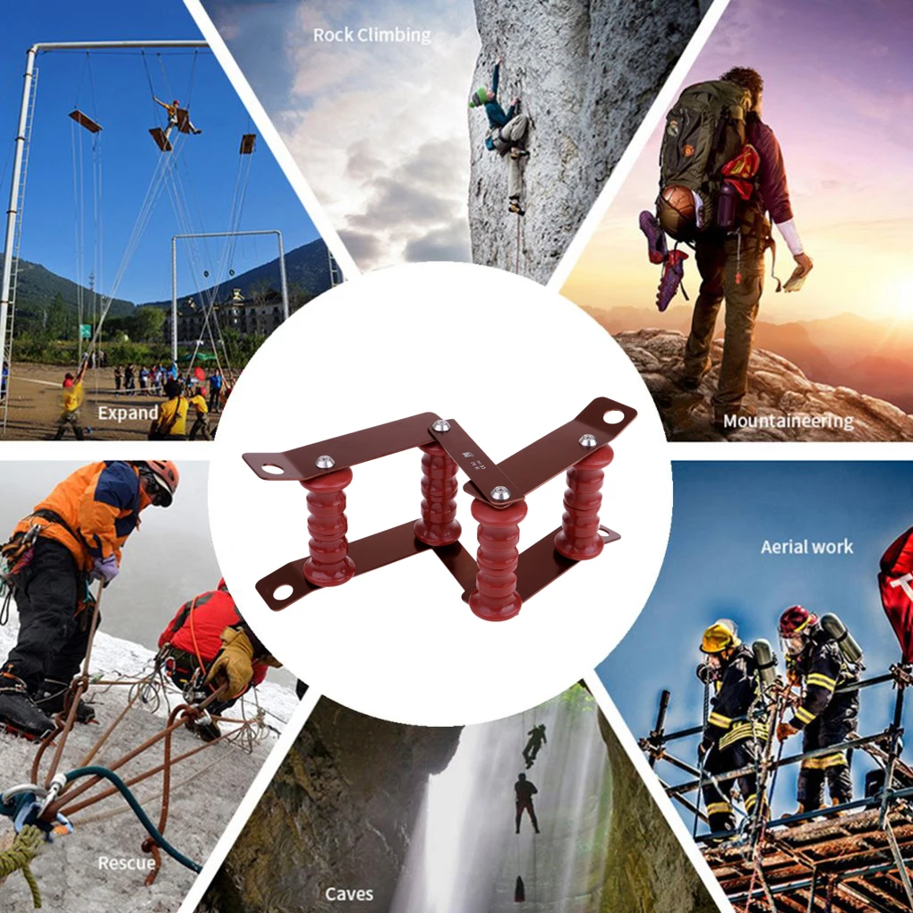 

Climbing Rope Rolling Protector Roller Equipment Caving Rigging Anti Abrasion Guard Climber Device Accessories