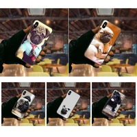 mobile pouch bags case pug dog animal kaufen for huawei y5 y5p y6 y6p y6s y7 y7a y7p y9 lite prime pro 2017 2018 2019