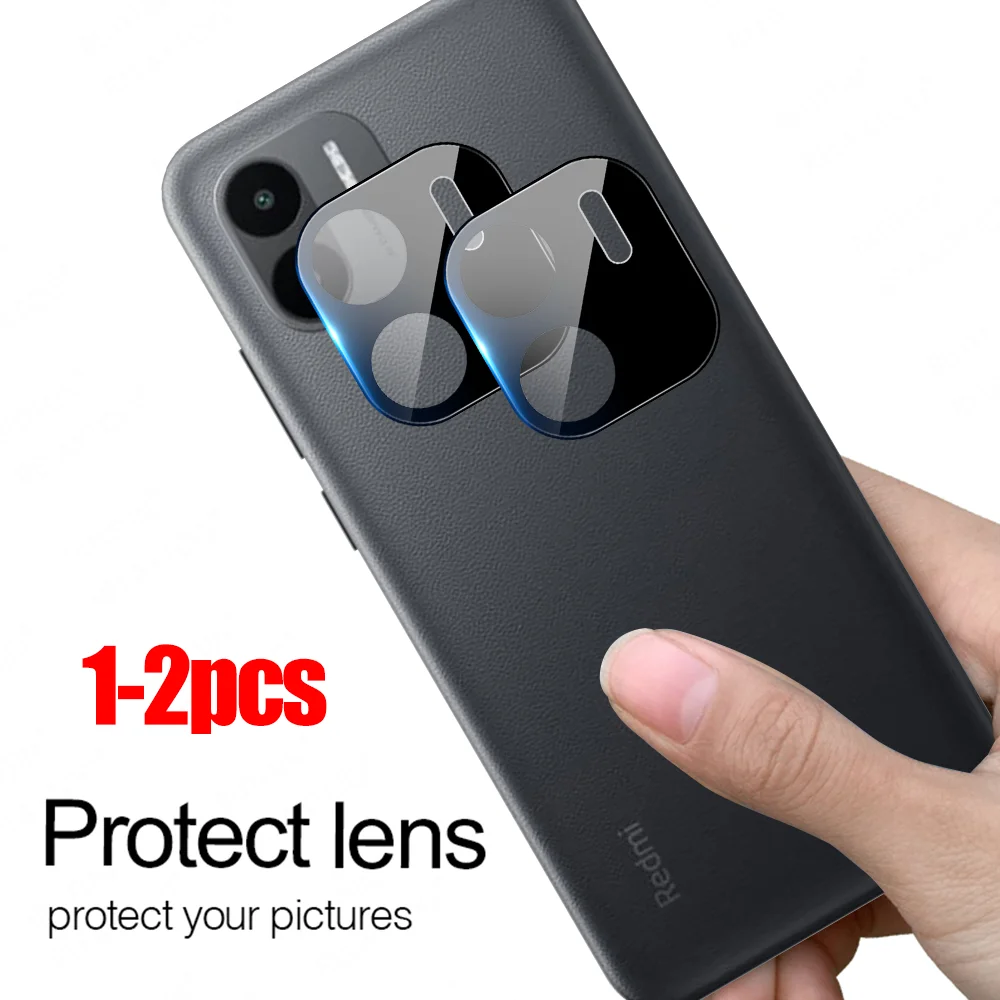 1-2pcs 3D Curved Camera Full Screen Protector For Xiaomi Redmi A1 Plus Lens Tempered Glass For Mi A1+ A1plus RedmiA1 RedmiA1plus