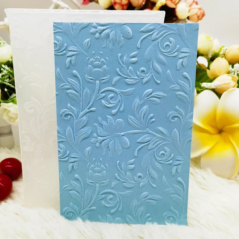 Tim Holtz мини ботанический сад 3d рельефная папка для сделай сам изготовления